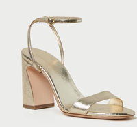 Loeffler Randall Shoes Malia Curved- Heel, Gold Soho-Boutique