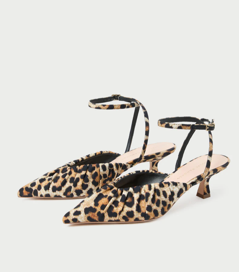 Loeffler Randall Shoes Rio Kitten Heel, Leopard Soho-Boutique