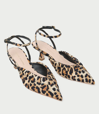 Loeffler Randall Shoes Rio Kitten Heel, Leopard Soho-Boutique