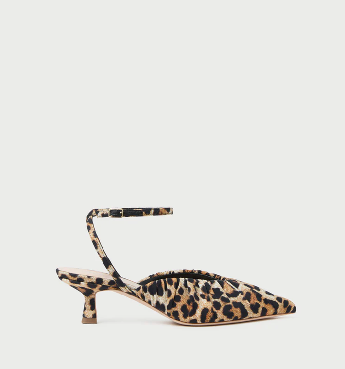 Loeffler Randall Shoes Rio Kitten Heel, Leopard Soho-Boutique