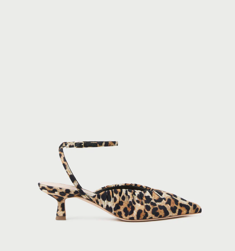 Loeffler Randall Shoes Rio Kitten Heel, Leopard Soho-Boutique