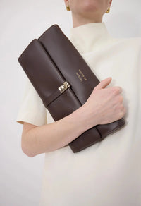 Loulou De Saison Bag Elmer Clutch, Brown Soho-Boutique