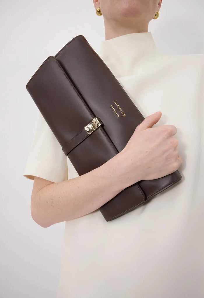 Loulou De Saison Bag Elmer Clutch, Brown Soho-Boutique