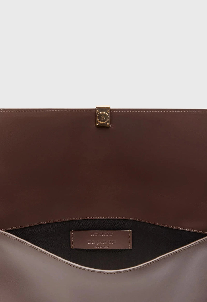 Loulou De Saison Bag Elmer Clutch, Brown Soho-Boutique