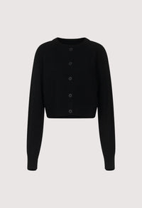 Loulou De Saison Cardigan Heike Cashmere Cardigan, Black Soho-Boutique