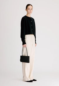 Loulou De Saison Cardigan Heike Cashmere Cardigan, Black Soho-Boutique