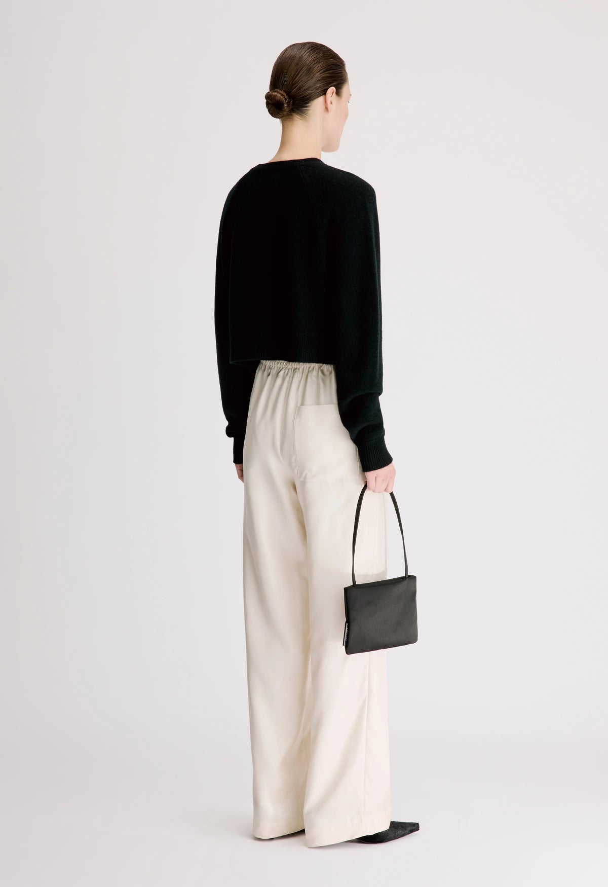 Loulou De Saison Cardigan Heike Cashmere Cardigan, Black Soho-Boutique