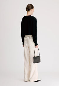 Loulou De Saison Cardigan Heike Cashmere Cardigan, Black Soho-Boutique