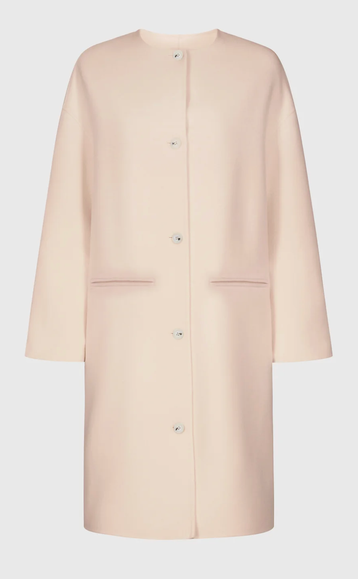Loulou De Saison Coat Kerry Coat, Cream Rose Soho-Boutique