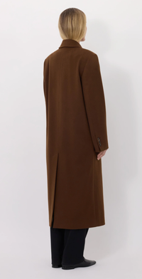 Loulou De Saison Coat Rosco Double Breasted Coat, Brown Soho-Boutique
