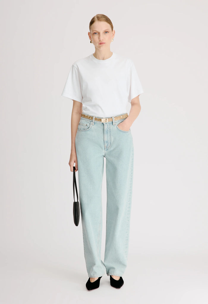 Loulou De Saison Denim Samur Boyfriend Jeans, New Washed Blue Soho-Boutique
