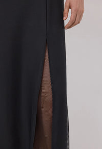 Loulou De Saison Dress Iraka Silk Twill Dress, Black Soho-Boutique