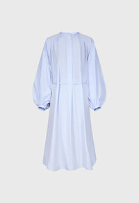 Loulou De Saison Dress Vitti Cotton Poplin Dress, Storm Soho-Boutique