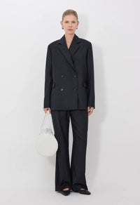 Loulou De Saison Jacket Donau Jacket, Black Melange Soho-Boutique