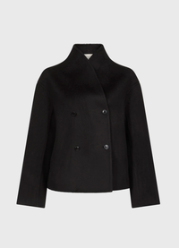 Loulou De Saison Jacket Meyer Double Breasted Coat, Black Soho-Boutique
