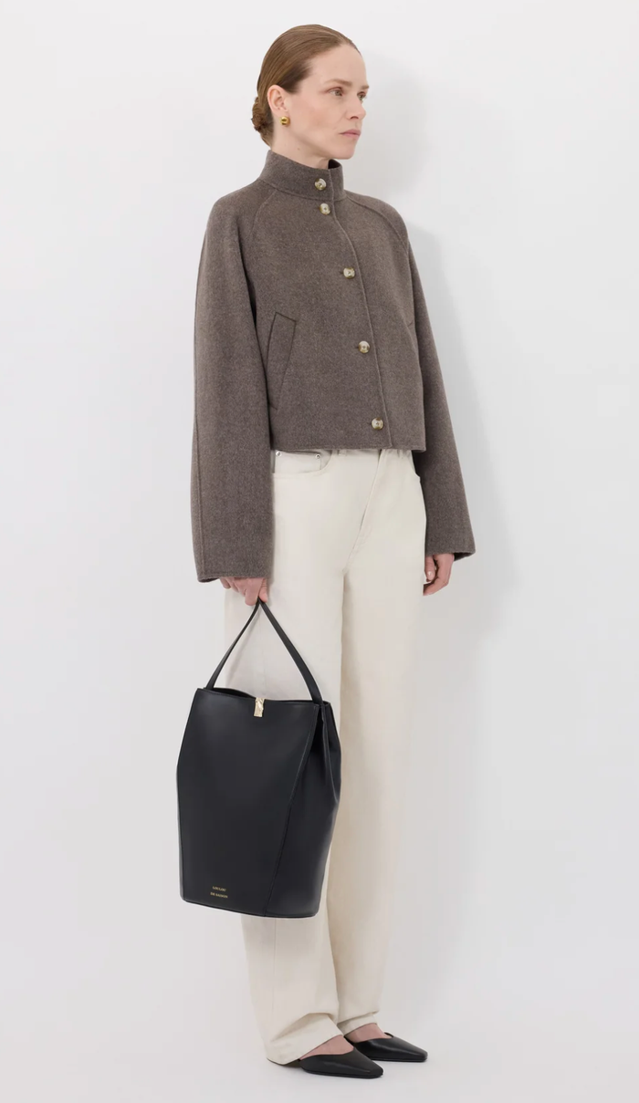 Loulou De Saison Jacket Nyma Jacket, Grey Melange Soho-Boutique