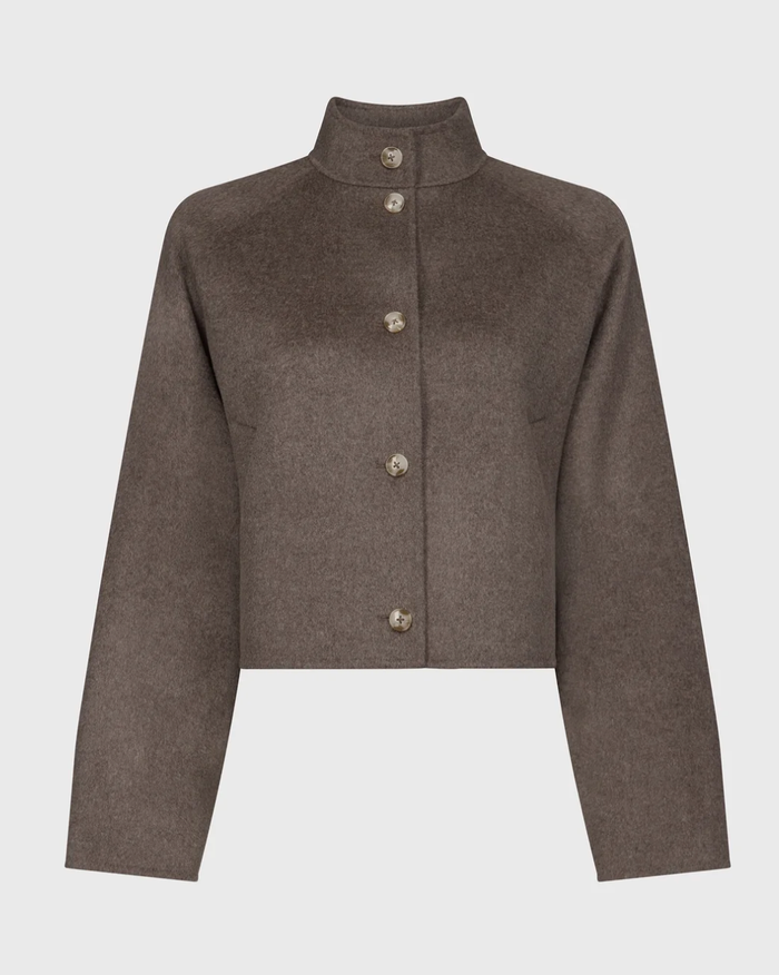Loulou De Saison Jacket Nyma Jacket, Grey Melange Soho-Boutique