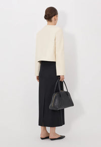 Loulou De Saison Jacket Raho Leather Jacket, Ivory Soho-Boutique