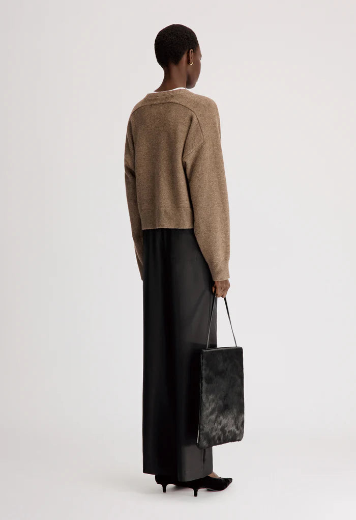 Loulou De Saison Pants Alera Silk Twill Trousers, Black Soho-Boutique