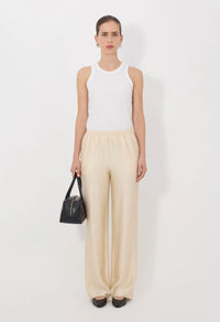 Loulou De Saison Pants Kadala Silk Blend Trousers, Ecru Soho-Boutique