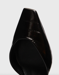 Loulou De Saison Shoes Hyde Slingback Heels, Black Soho-Boutique