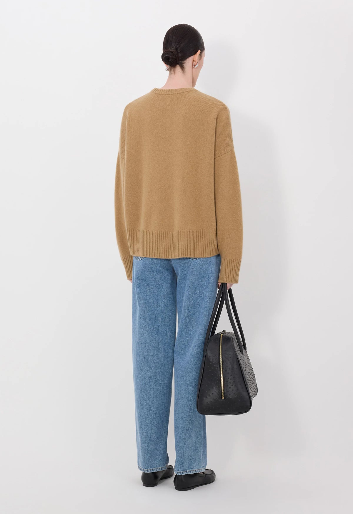Loulou De Saison Sweater Anton Sweater, Camel Soho-Boutique