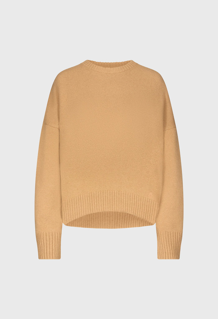 Loulou De Saison Sweater Anton Sweater, Camel Soho-Boutique