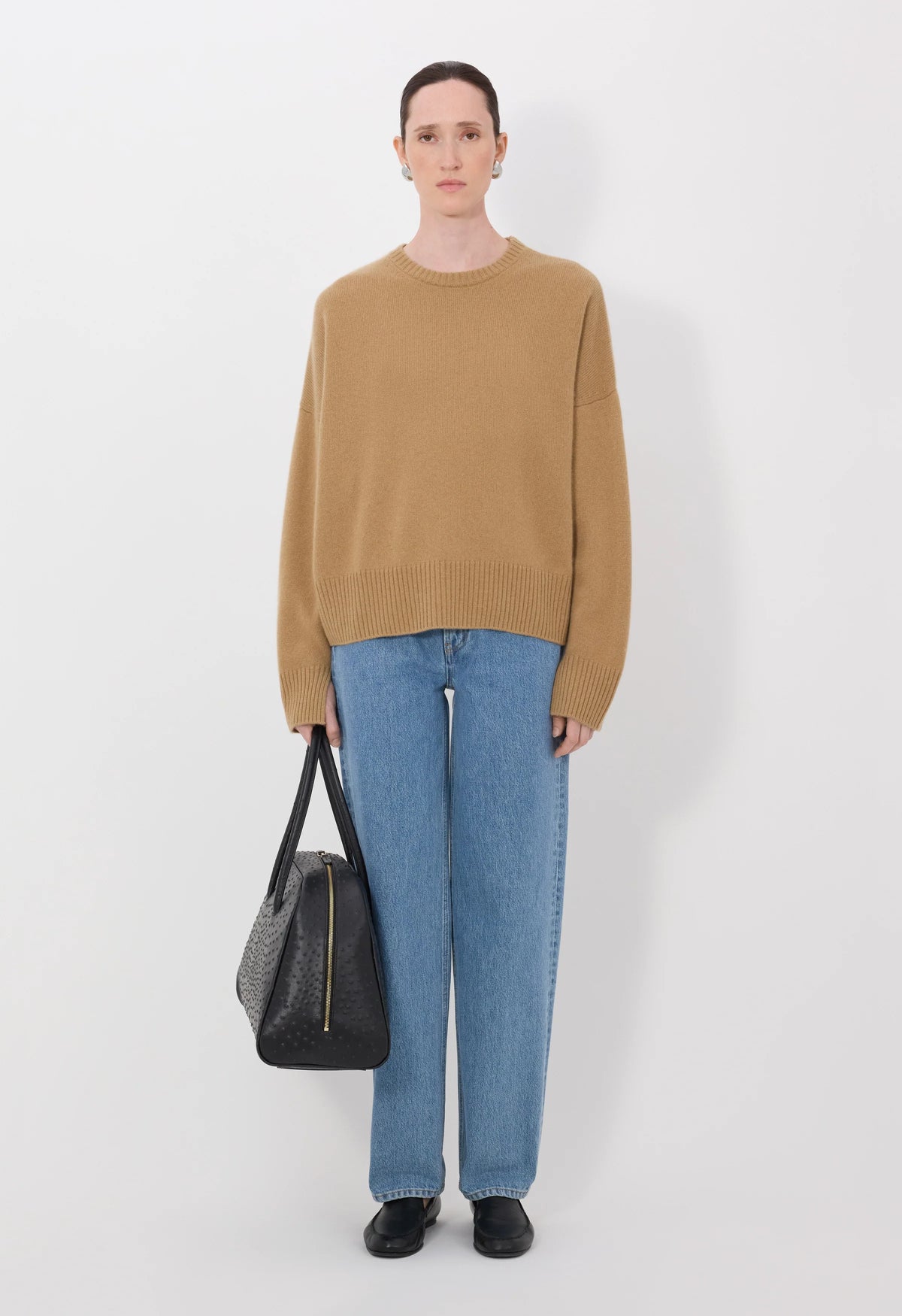 Loulou De Saison Sweater Anton Sweater, Camel Soho-Boutique