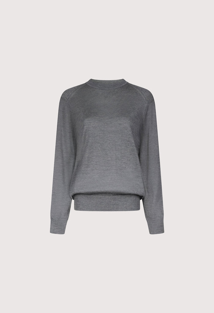 Loulou De Saison Sweater Ditto Cashmere Sweater, Anthracite Melange Soho-Boutique