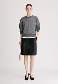 Loulou De Saison Sweater Ditto Cashmere Sweater, Anthracite Melange Soho-Boutique