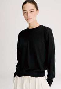 Loulou De Saison Sweater Ditto Cashmere Sweater, Black Soho-Boutique
