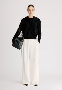 Loulou De Saison Sweater Ditto Cashmere Sweater, Black Soho-Boutique