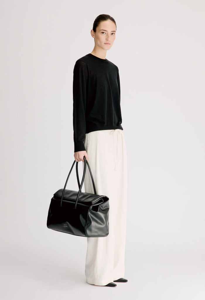 Loulou De Saison Sweater Ditto Cashmere Sweater, Black Soho-Boutique