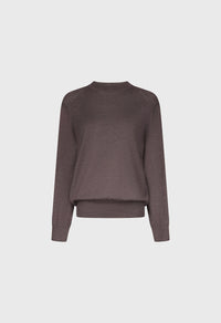 Loulou De Saison Sweater Ditto Cashmere Sweater, Brown Melange Soho-Boutique