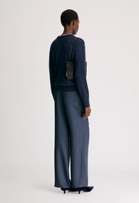 Loulou De Saison Sweater Ditto Cashmere Sweater, Navy Soho-Boutique