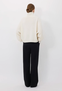 Loulou De Saison Sweater Luke Sweater, Ivory Soho-Boutique