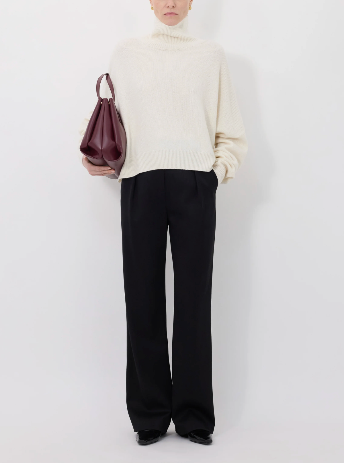 Loulou De Saison Sweater Luke Sweater, Ivory Soho-Boutique