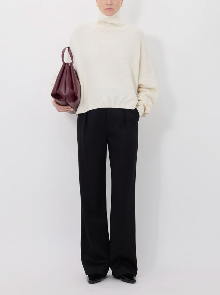 Loulou De Saison Sweater Luke Sweater, Ivory Soho-Boutique