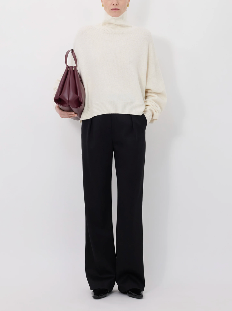 Loulou De Saison Sweater Luke Sweater, Ivory Soho-Boutique