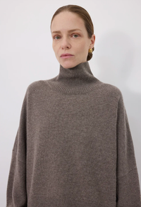 Loulou De Saison Sweater Luke Sweater, Taupe Melange Soho-Boutique