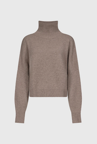 Loulou De Saison Sweater Luke Sweater, Taupe Melange Soho-Boutique