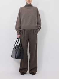 Loulou De Saison Sweater Luke Sweater, Taupe Melange Soho-Boutique