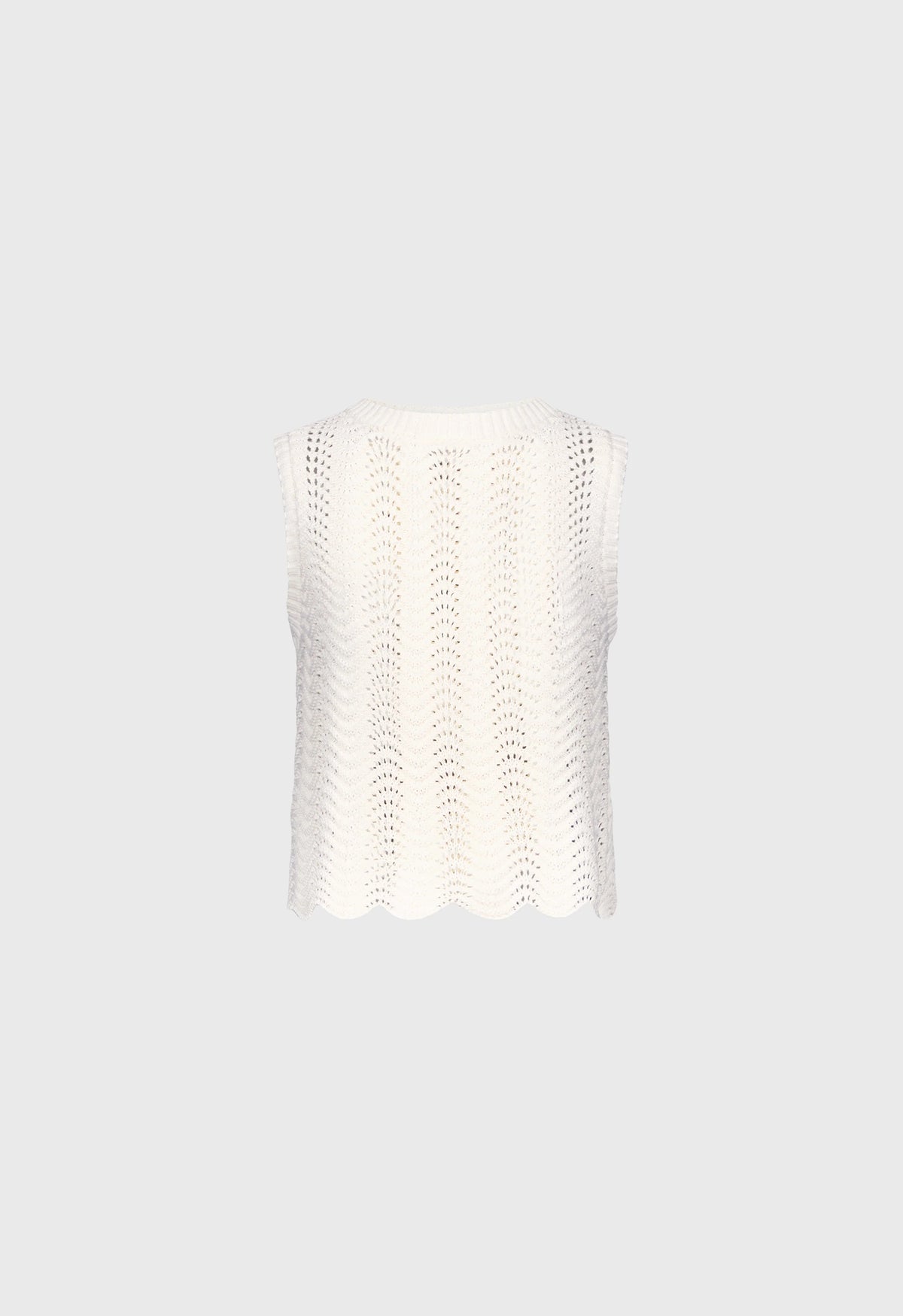 Loulou De Saison Tank Vittoria Tank Top, Ivory Soho-Boutique