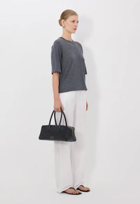 Loulou De Saison Top Nala Short Sleeve Top, Anthracite Soho-Boutique