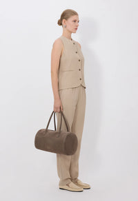 Loulou De Saison Top Paco Tailored Waistcoat, Beige Soho-Boutique