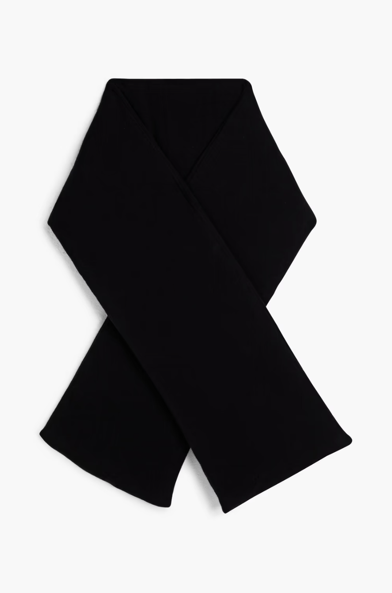 LouLou Studio Accessory Holt Scarf, Black Soho-Boutique