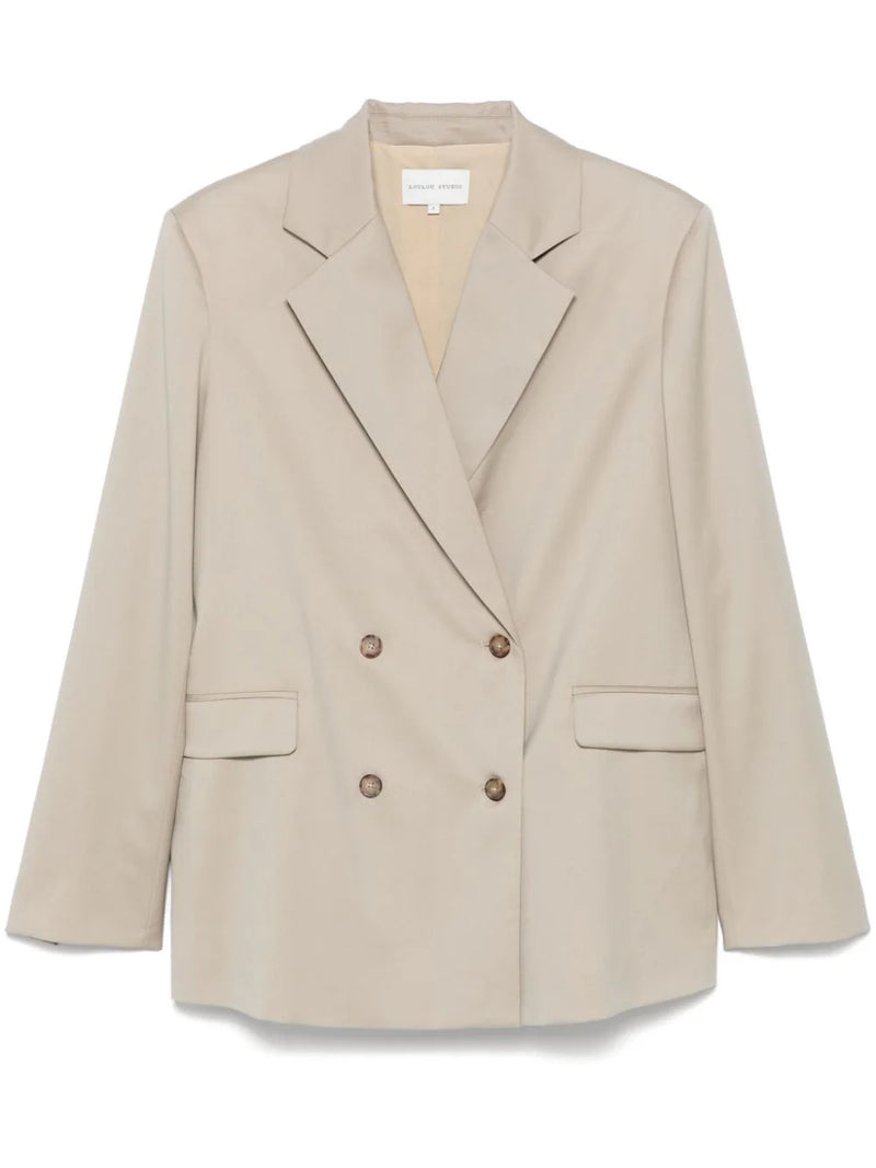 LouLou Studio Blazer Donau Blazer, Beige Soho-Boutique