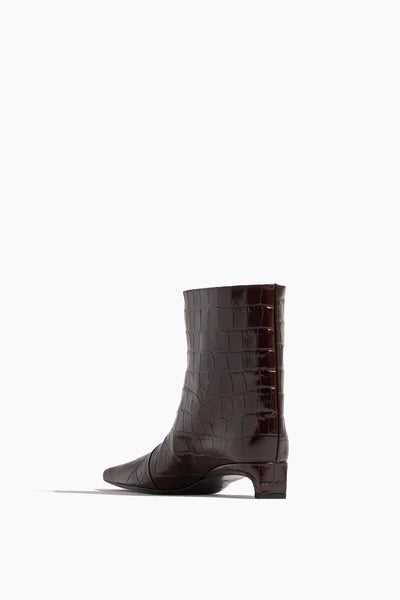 LouLou Studio Boot Carla Ankle Boots, Chocolate Soho-Boutique