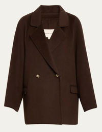 LouLou Studio Coats & Jackets Gary Blazer Coat, Chocolate Soho-Boutique