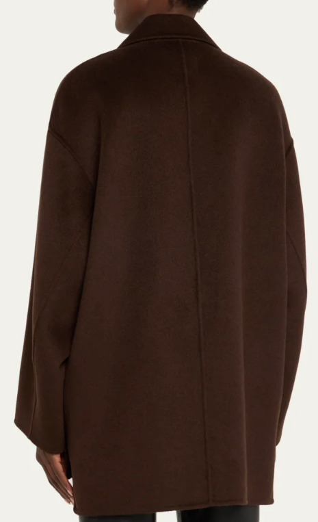 LouLou Studio Coats & Jackets Gary Blazer Coat, Chocolate Soho-Boutique